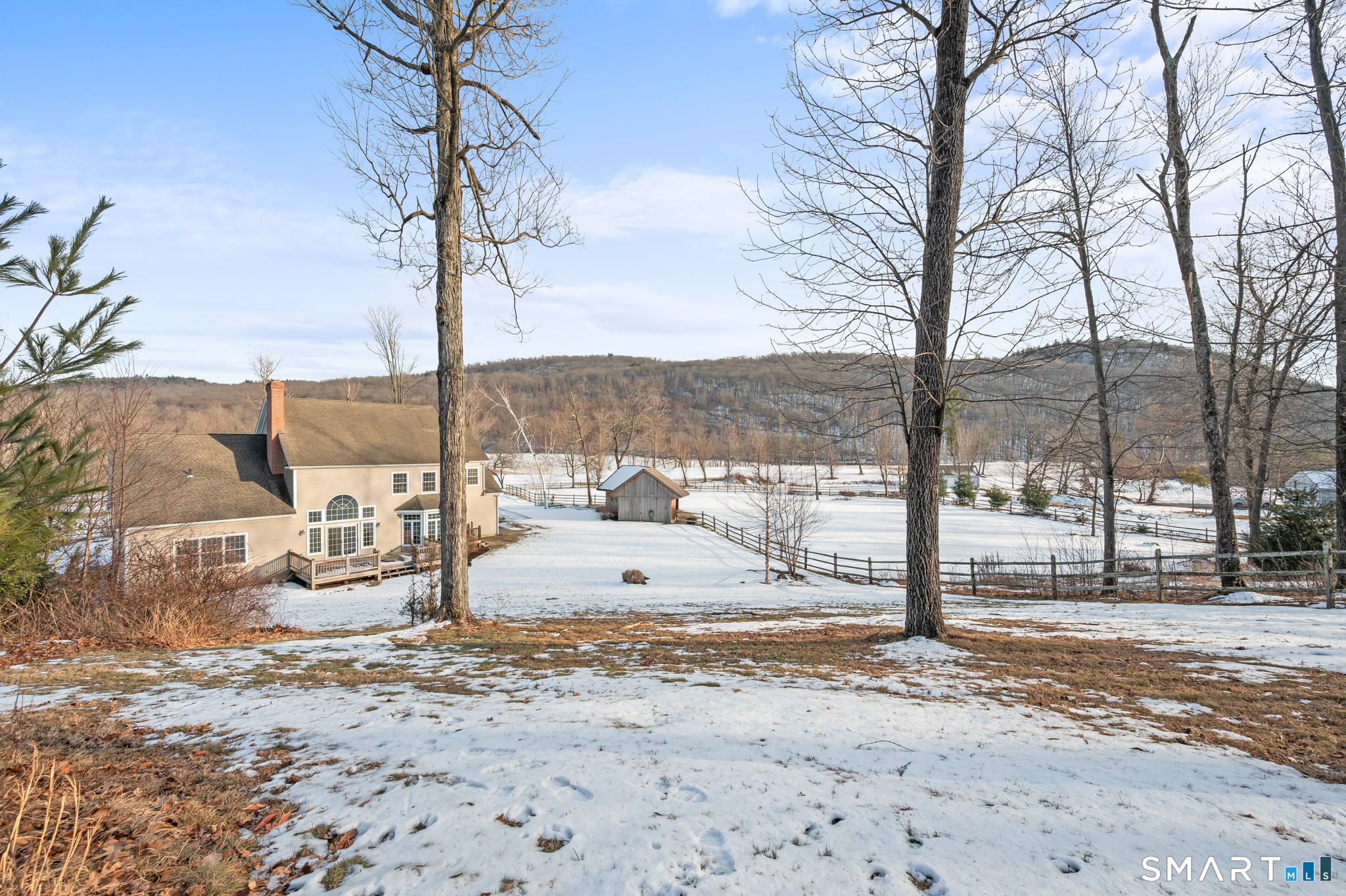 180 River Road Hamden, CT 06518 - Photo 7 of 28 View from Top of Hill - Other Side is View of Mill River