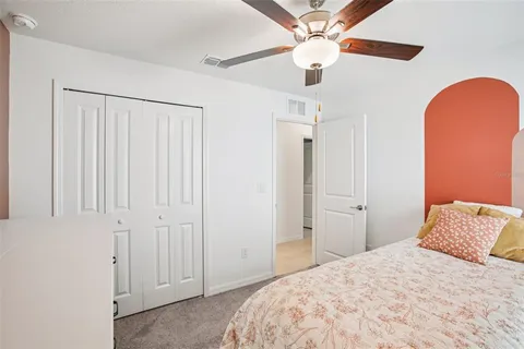 a room with furniture and a window