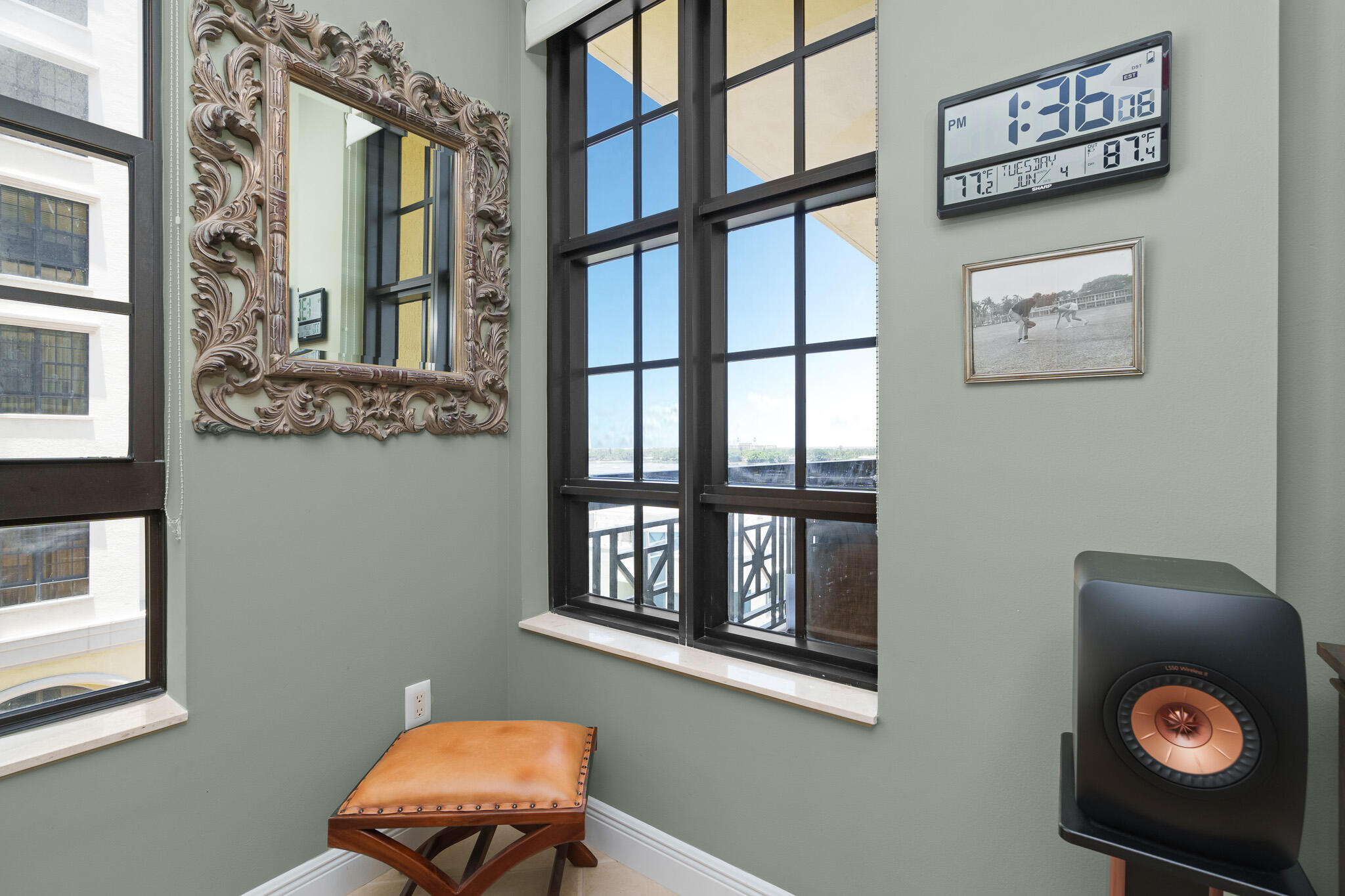 801 South Olive Avenue, Unit 711 West Palm Beach, FL 33401 - Photo 43 of 78 Window looking East in Den