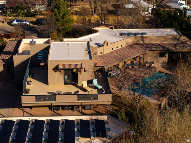 98 Bridge Road Rockville, UT 84763 - Photo 36 of 75 Aerial View – Upper Deck. Bird's eye view
