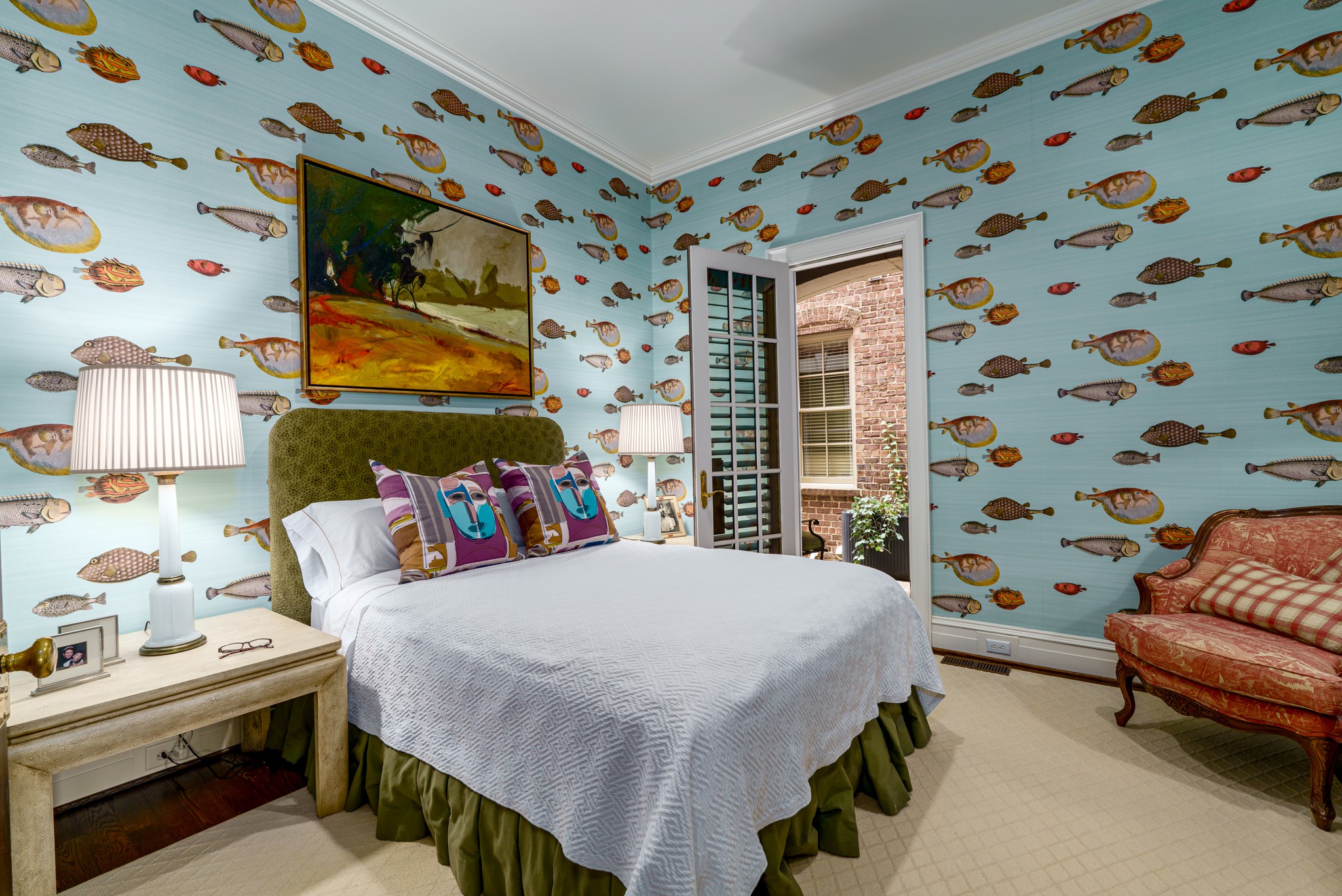 116 Church Street Franklin, TN 37064 - Photo 7 of 34 a bedroom with a bed and a couch