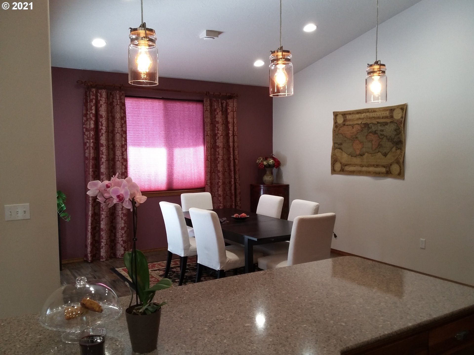 1304 Alpha Court Pendleton, OR 97801 - Photo 9 of 32 a view of a dining room with furniture and chandelier