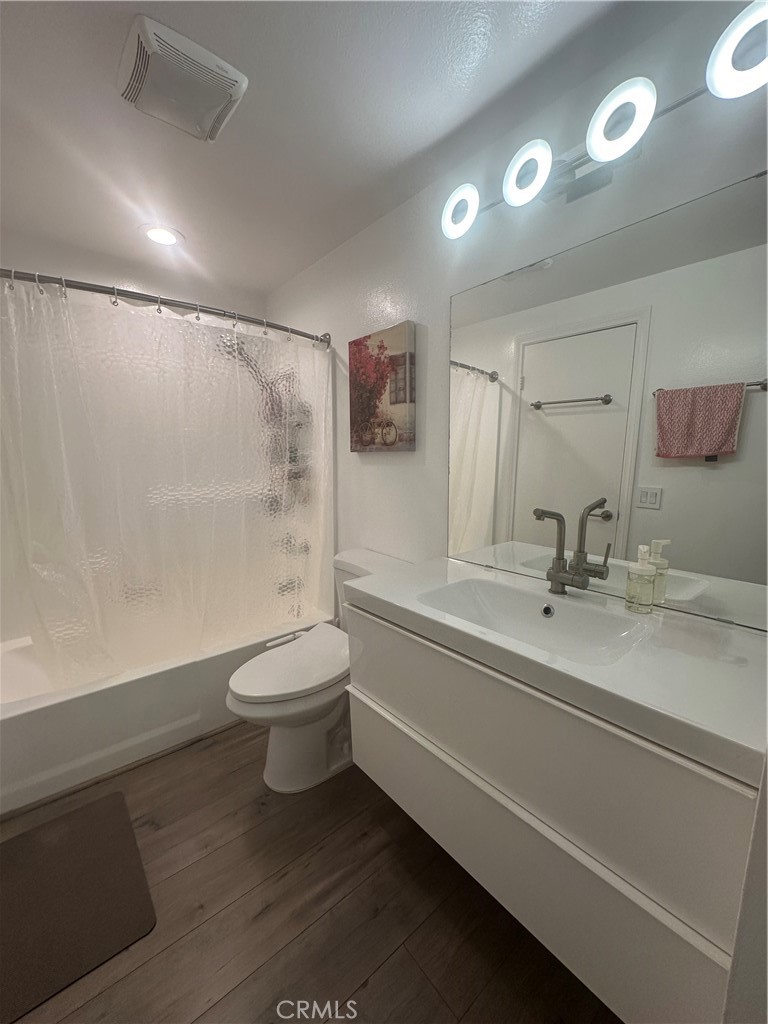 29 Woodleaf Irvine, CA 92614 - Photo 17 of 23 a bathroom with a sink a toilet and shower