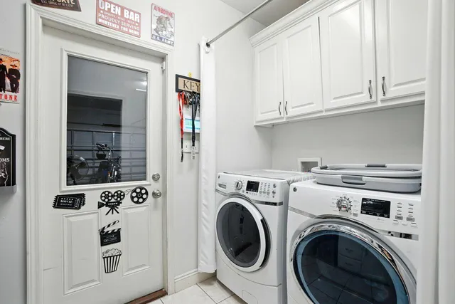 a view of storage and utility room