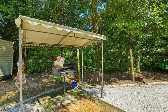 a view of front door of house