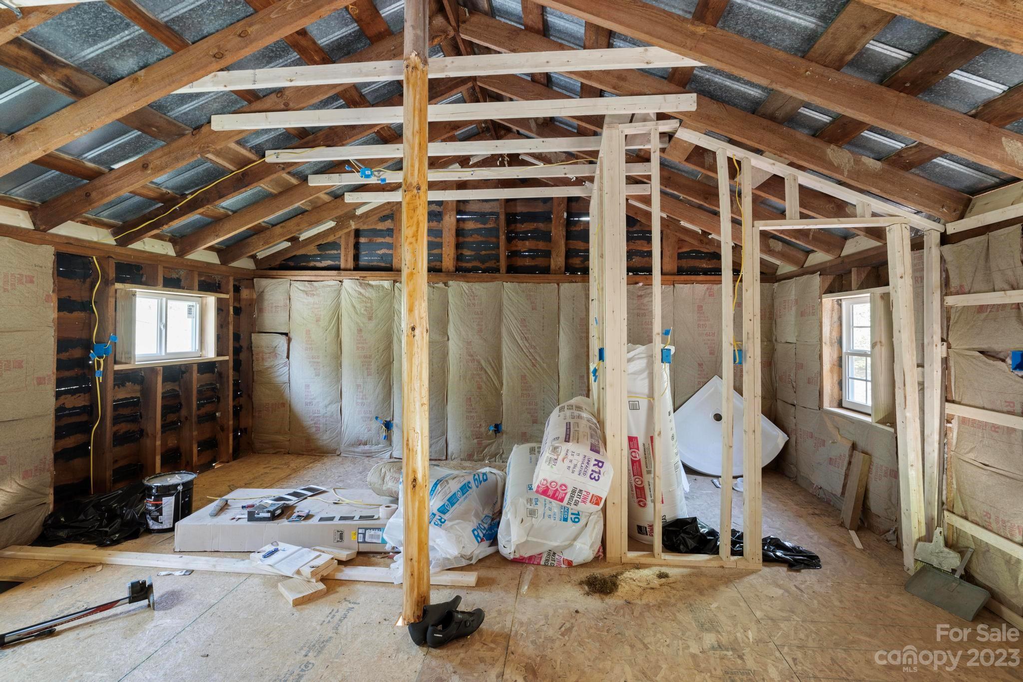 500 Indian Springs Road Clyde, NC 28721 - Photo 7 of 36 a view of storage and utility room