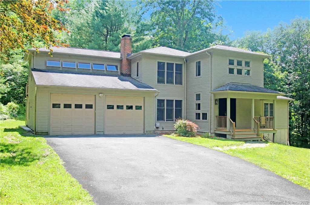 17 Pond Brook Road Newtown, CT 06470 - Photo 1 of 1 Front exterior with covered porch at the entry
