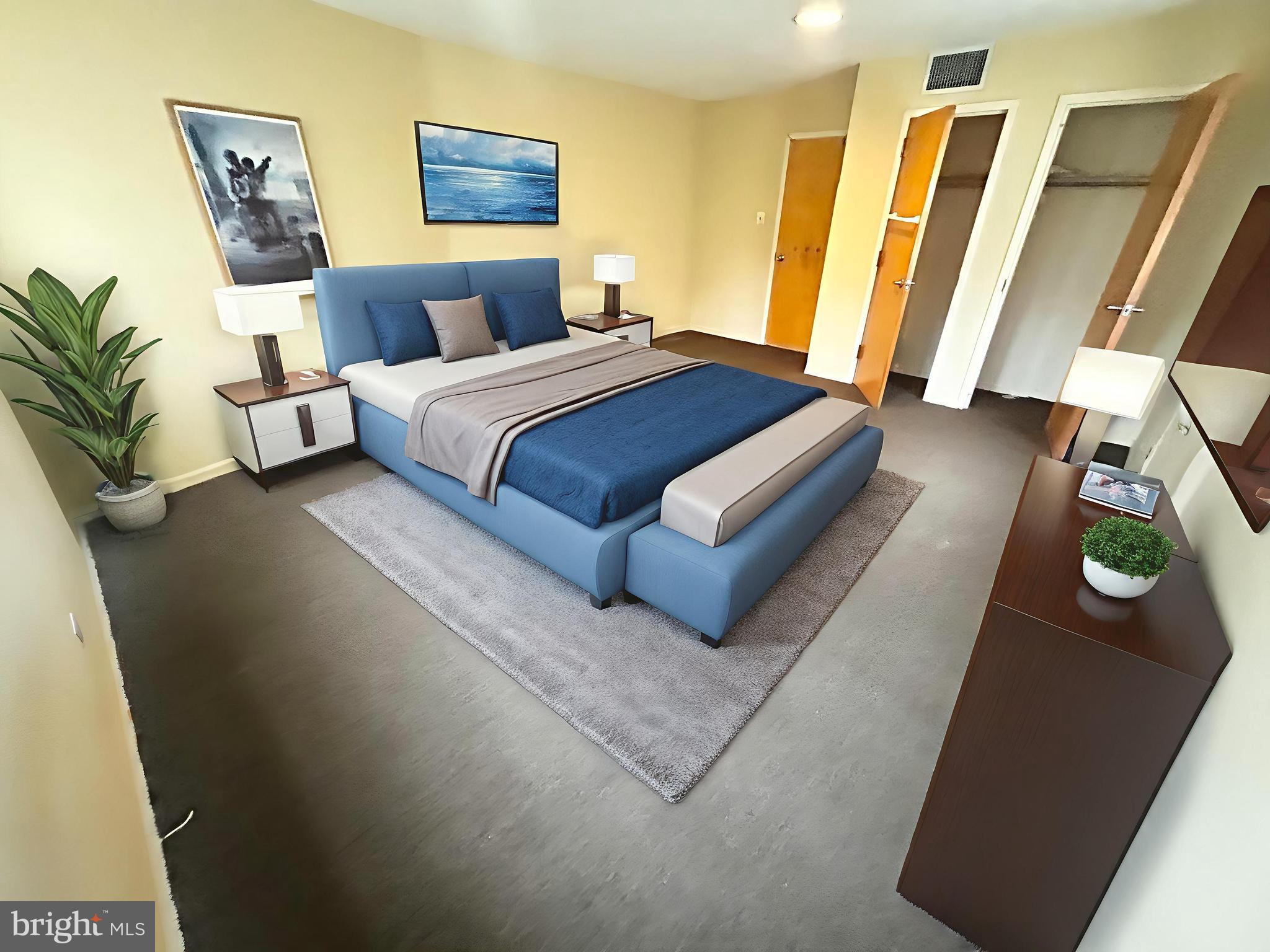 3824 Lancaster Avenue Philadelphia, PA 19104 - Photo 3 of 20 a bedroom with a bed and dresser with wooden floor