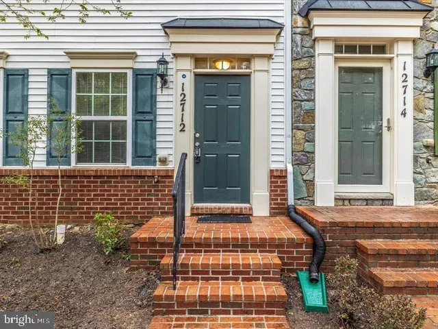 a front view of a house with a window