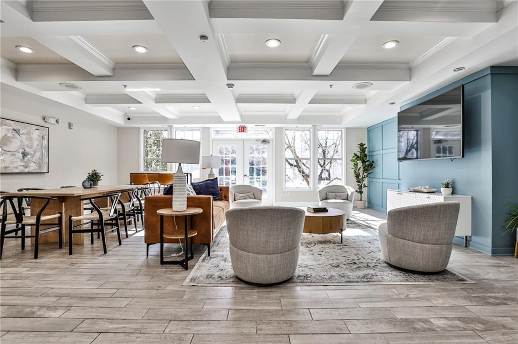 4102 Westchester Ridge Northeast Atlanta, GA 30329 - Photo 26 of 39 a living room with furniture and a large window