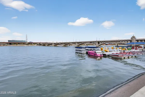 a view of a room with shelves