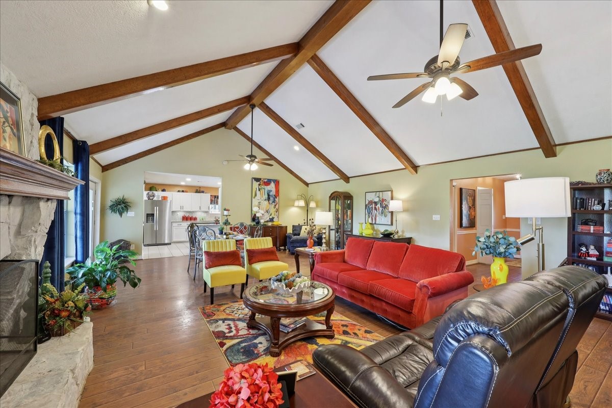 7769 Moonglow Circle Lumberton, TX 77657 - Photo 6 of 35 a outdoor living space with furniture and a potted plant