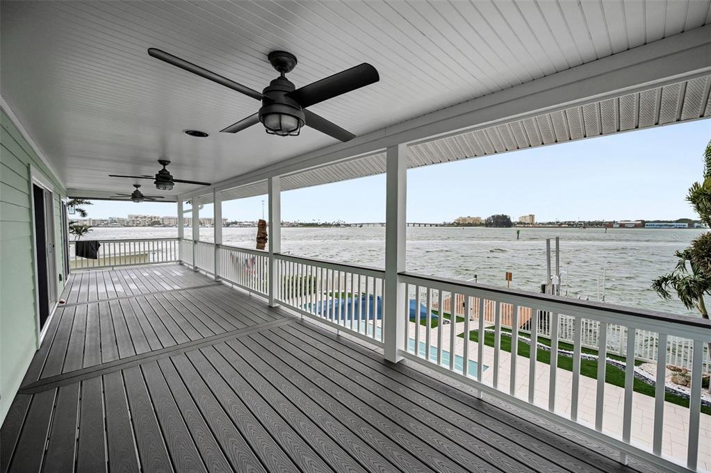 804 Bay Point Drive Madeira Beach, FL 33708 - Photo 46 of 100 a view of a balcony with wooden floor
