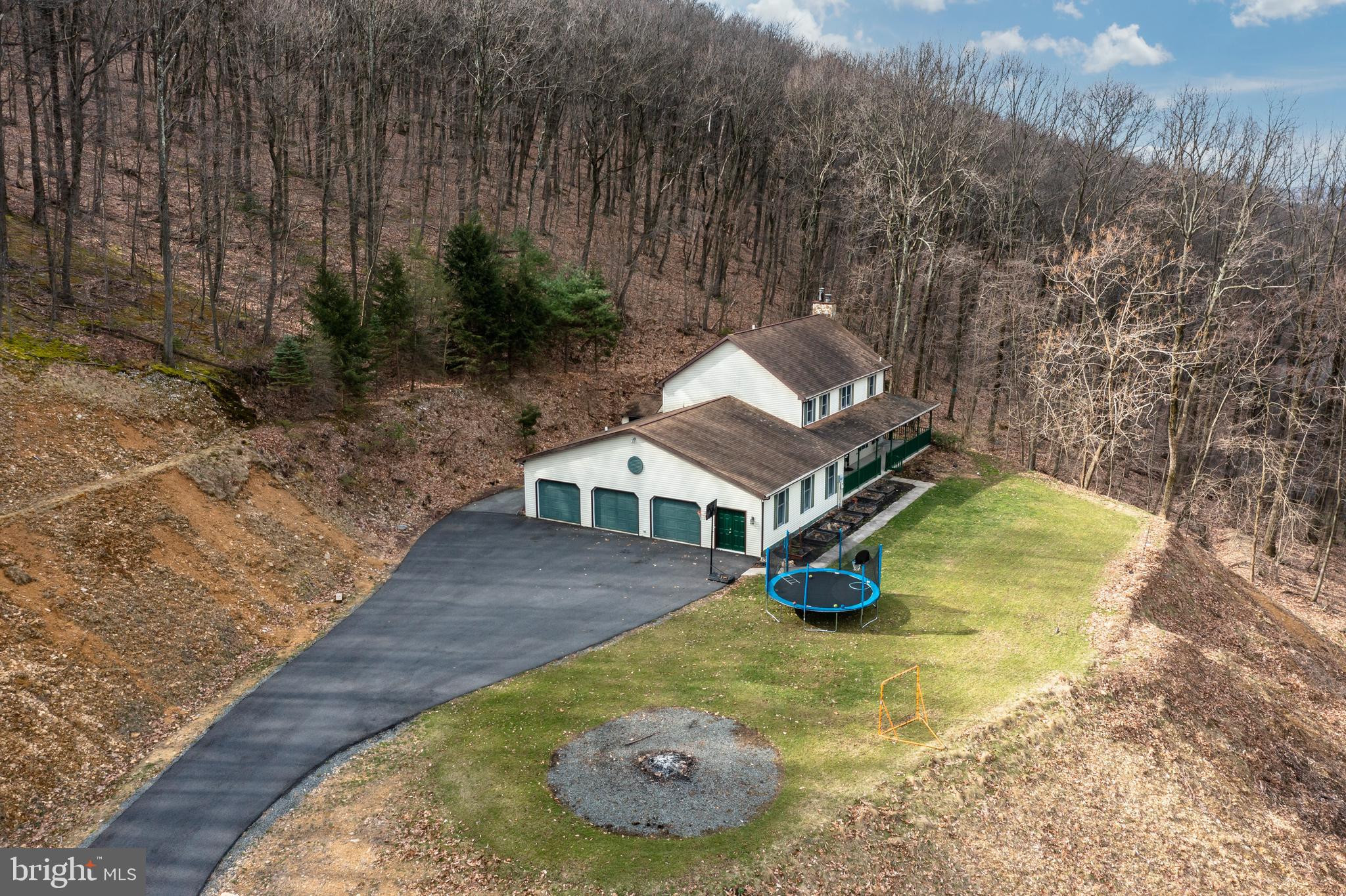 3032 Buck Run Road Temple, PA 19560 - Photo 1 of 44 Enlarged front yard with fire pit area