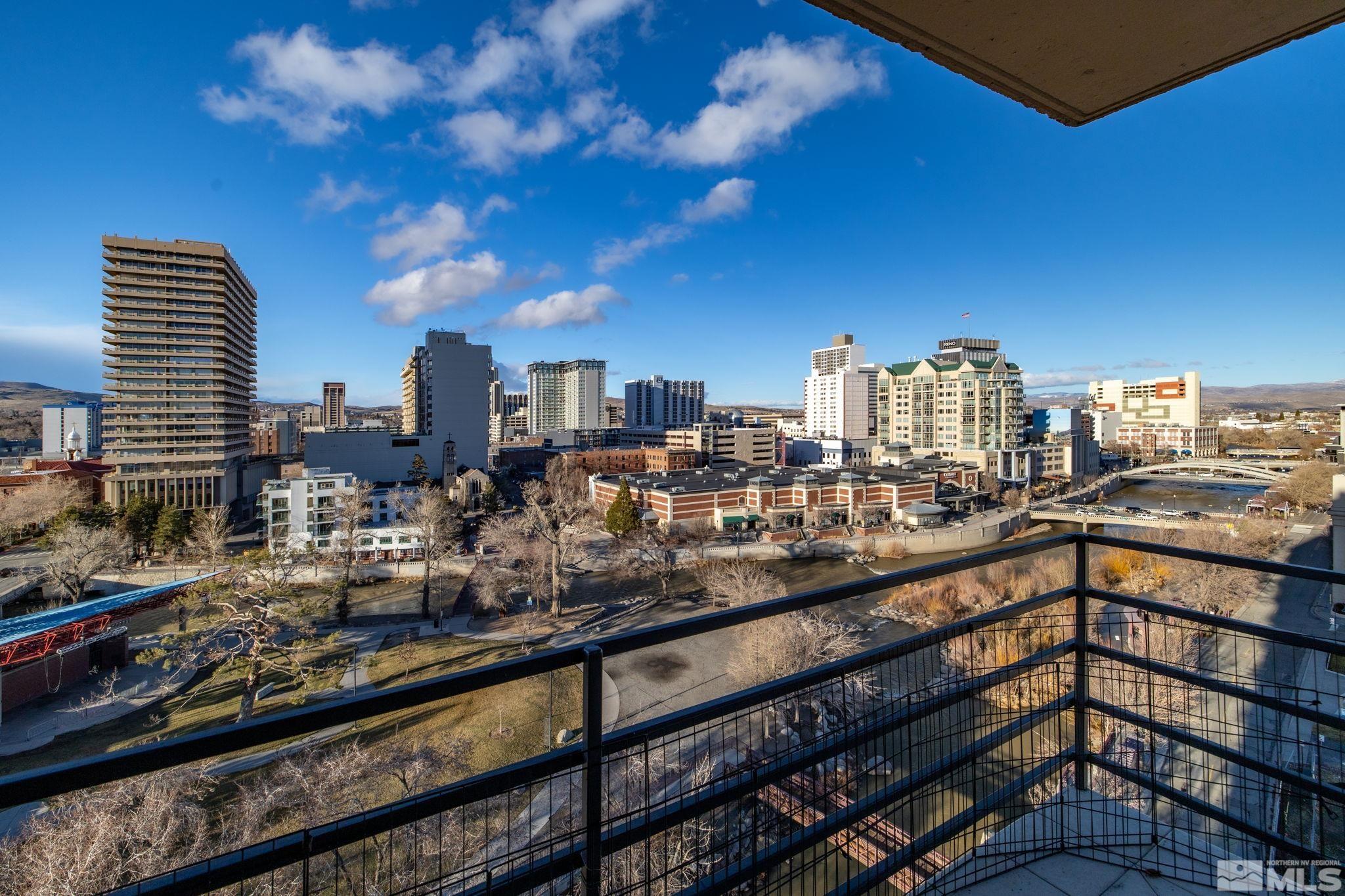 280 Island Avenue, Unit 1105 Reno, NV 89501 - Photo 1 of 17 a city view from a balcony