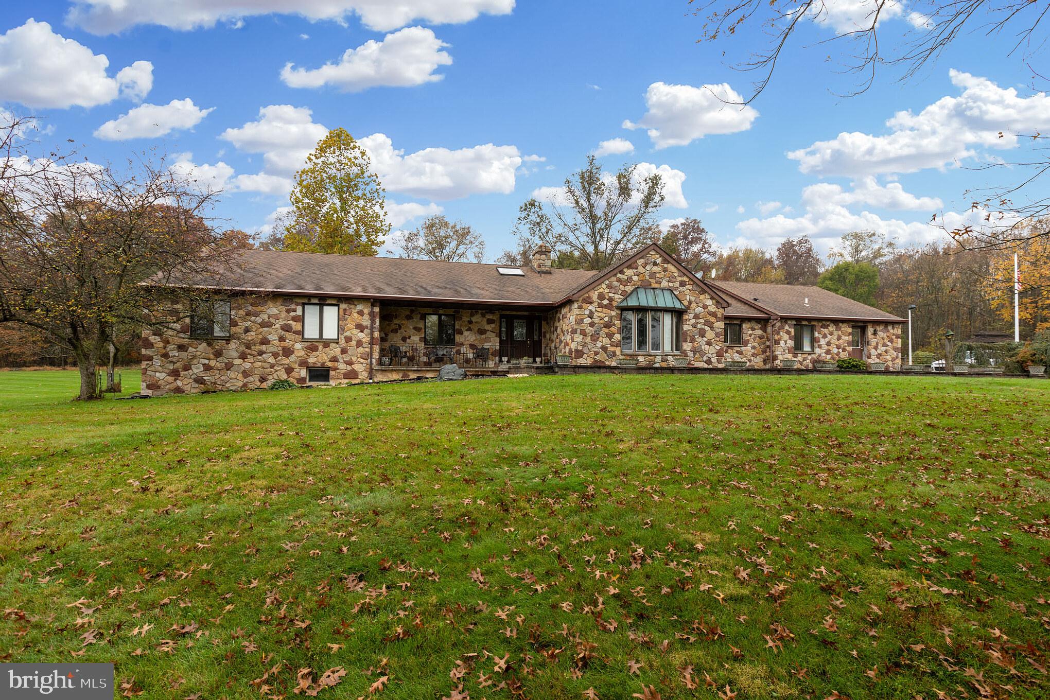 Stately Stone Facade