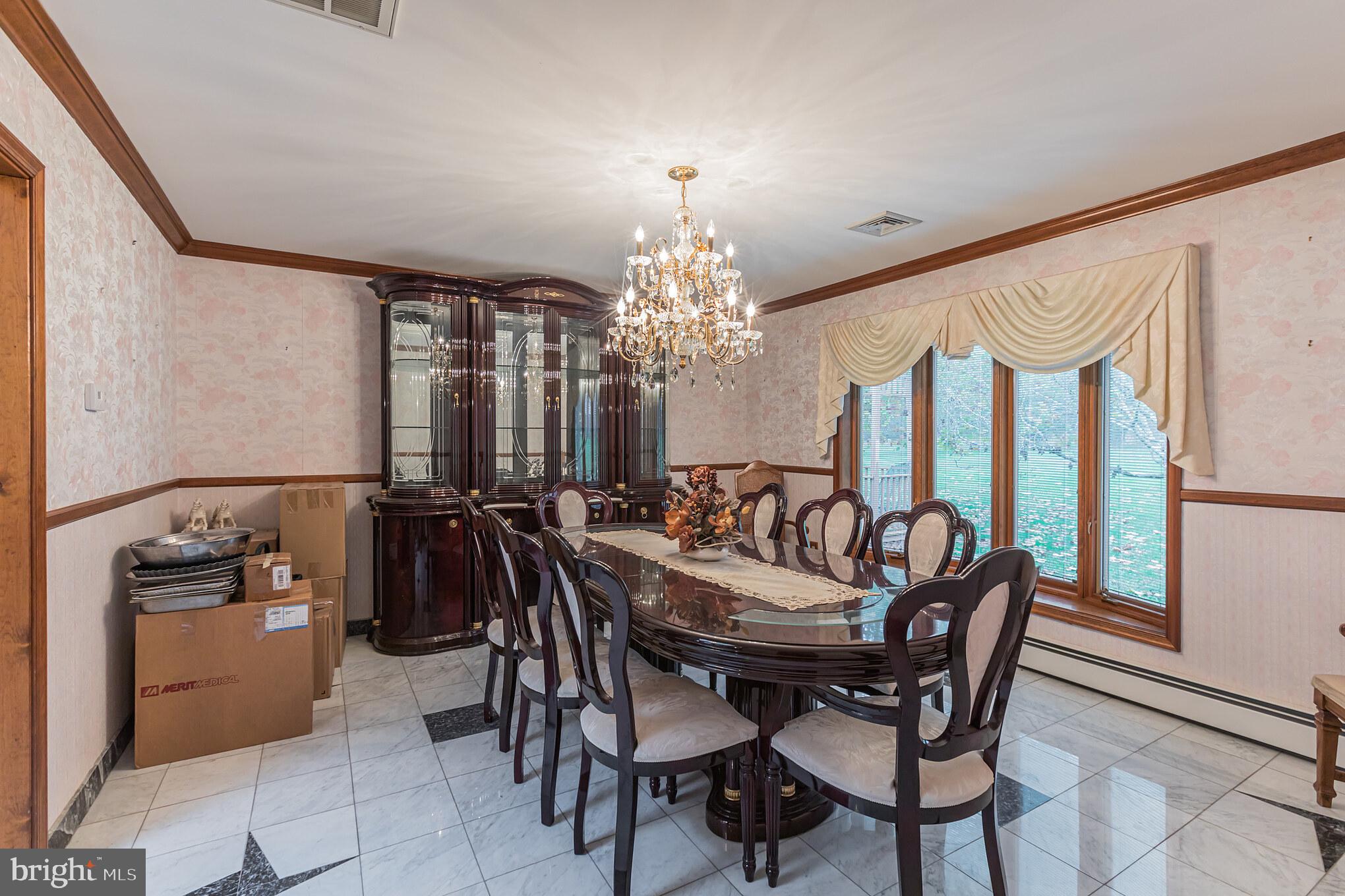 114 Curley Mill Road Chalfont, PA 18914 - Photo 12 of 36 Dining Room with views of the Back yard