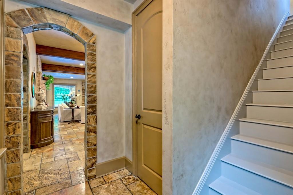 1422 Wolffork Road Rabun Gap, GA 30568 - Photo 36 of 78 a view of a hallway with wooden floor and staircase