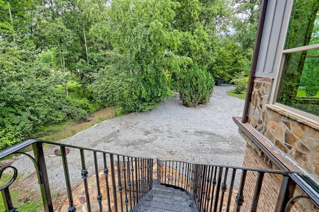 1422 Wolffork Road Rabun Gap, GA 30568 - Photo 50 of 78 a view of a balcony with an outdoor space