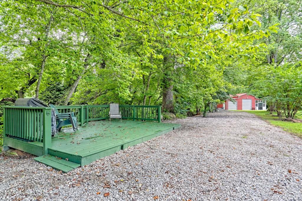 1422 Wolffork Road Rabun Gap, GA 30568 - Photo 54 of 78 a view of a park with a bench and trees