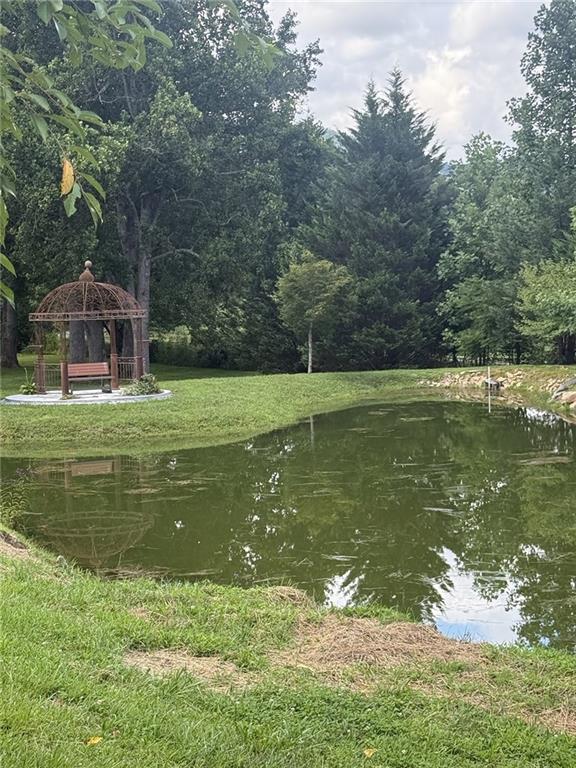 1422 Wolffork Road Rabun Gap, GA 30568 - Photo 67 of 78 a view of a lake with a yard