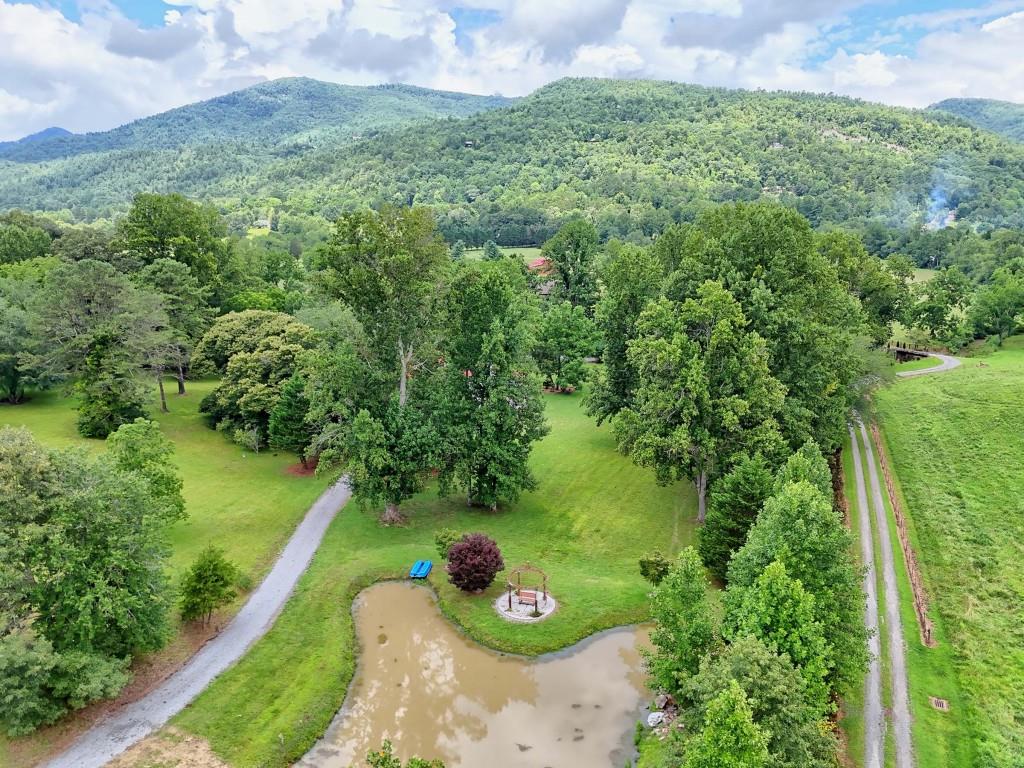 1422 Wolffork Road Rabun Gap, GA 30568 - Photo 76 of 78 a view of a garden with a lake