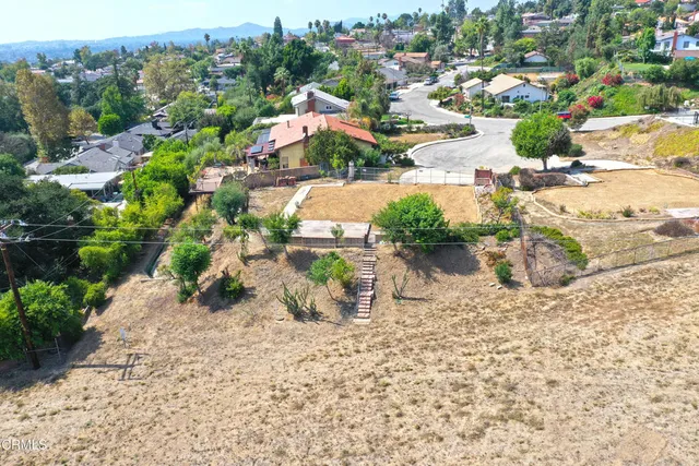 a view of a lake with a city