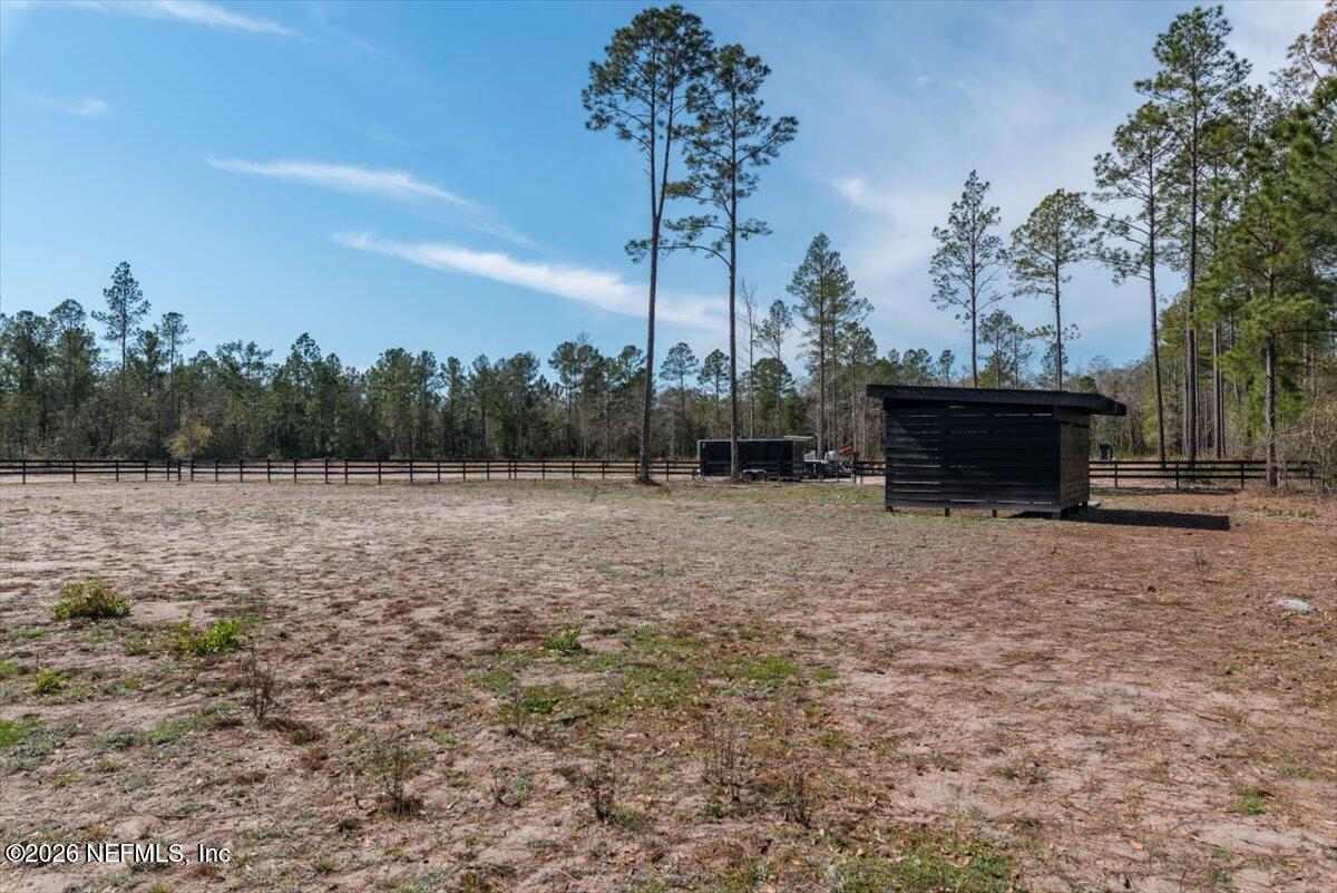 34883 Steeple Chase Way Callahan, FL 32011 - Photo 65 of 88 a backyard of a house with lots of green space