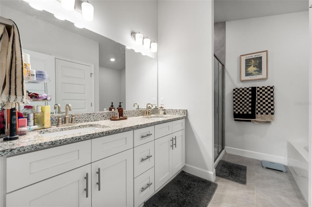 25093 Southwest 23rd Road Newberry, FL 32669 - Photo 16 of 29 a bathroom with a sink and a mirror