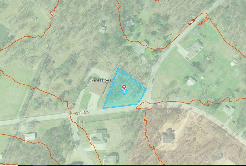 7351 Sawyer Pike, GIS, topo, zone