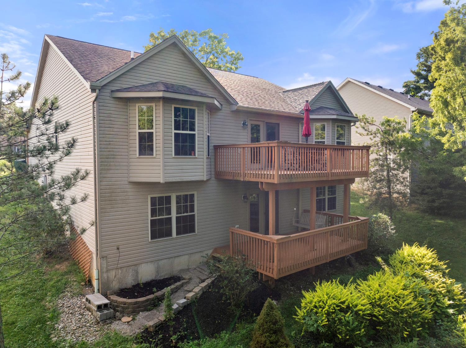 876 Greentree Road Lawrenceburg, IN 47025 - Photo 3 of 49 Two tier deck to maximize outside enjoyment!