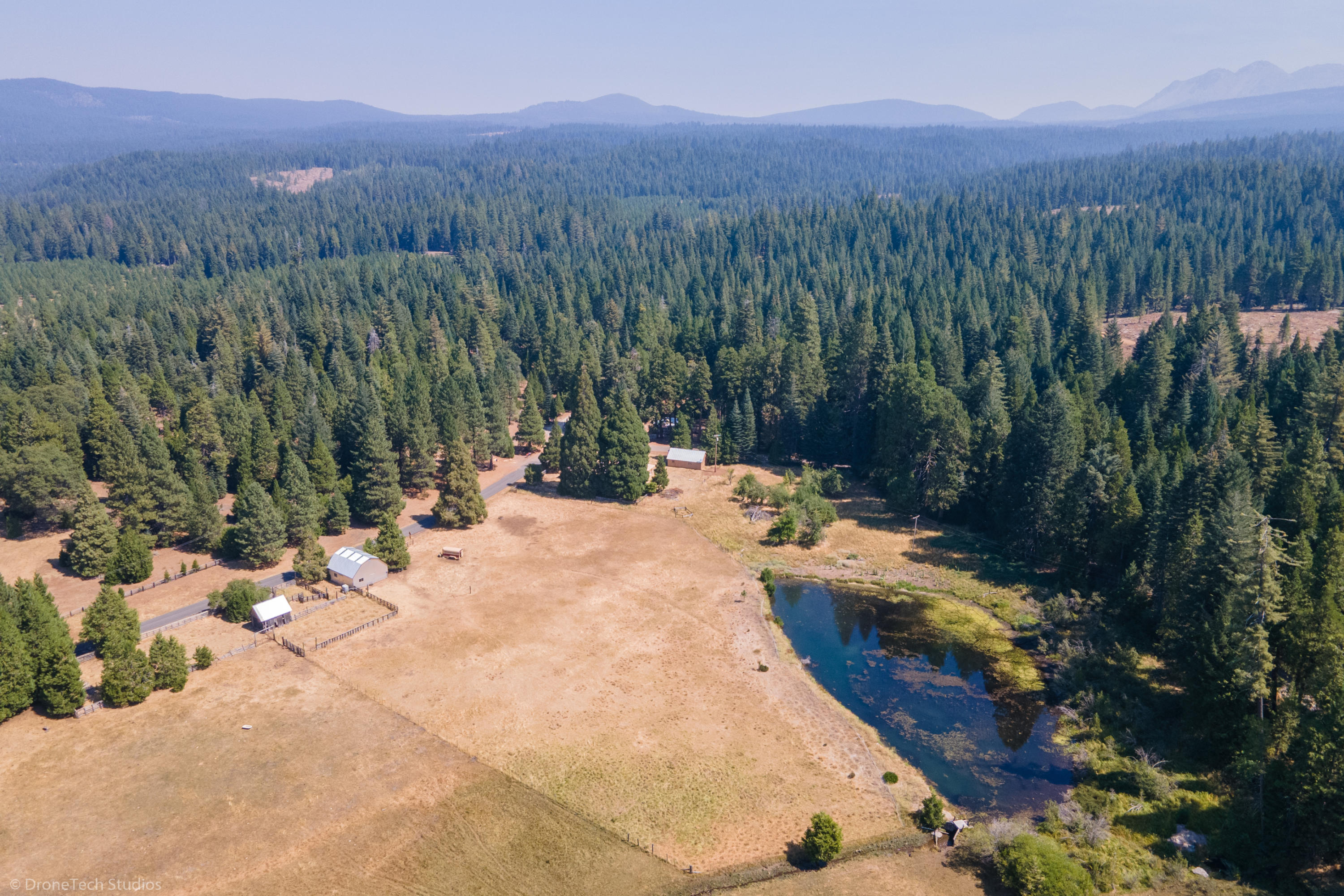 36563 Deer Flat Road Shingletown, CA 96088 - Photo 60 of 65 a view of a backyard with green space