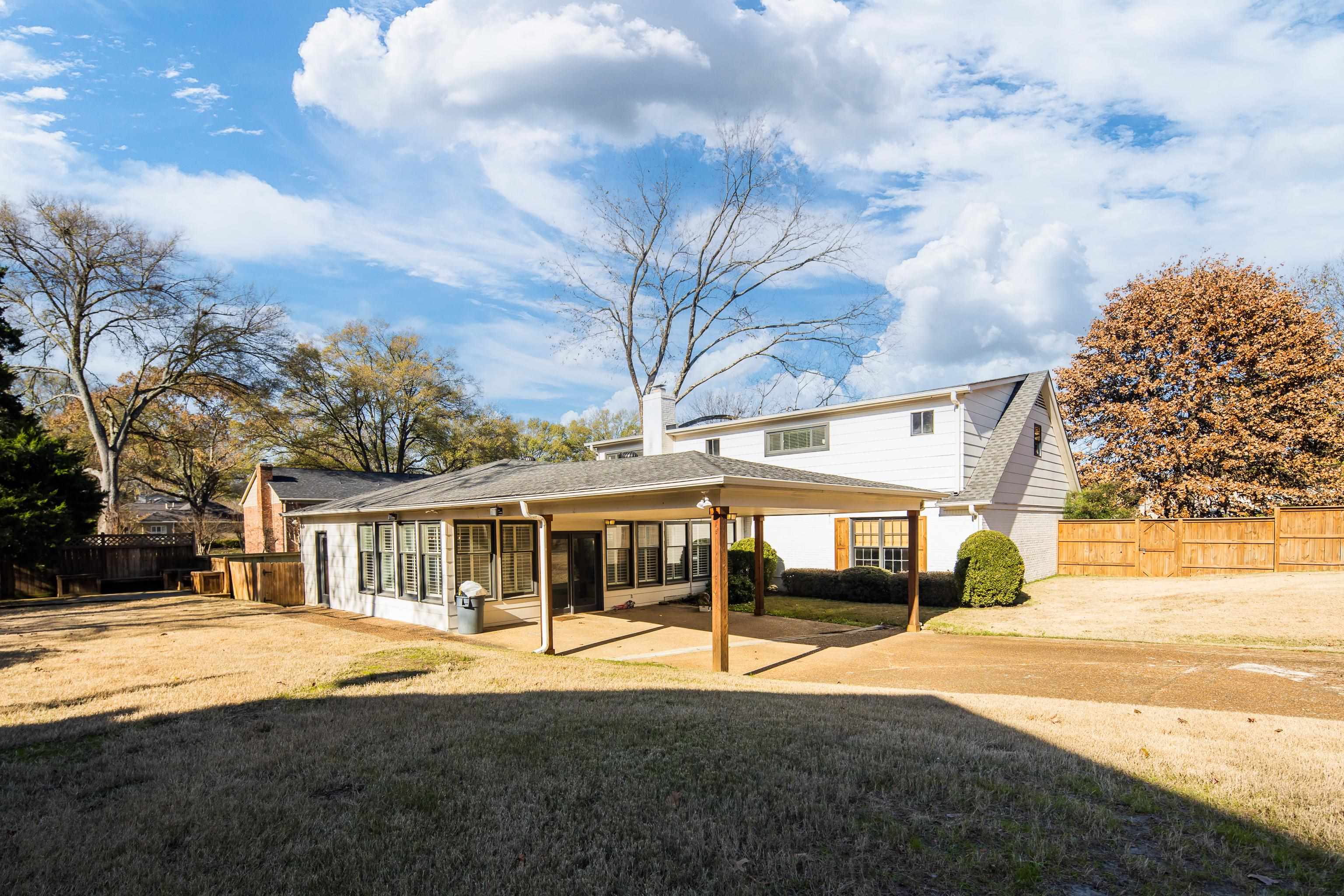6867 River Birch Road Memphis, TN 38119 - Photo 37 of 40 Rear view of house featuring a patio