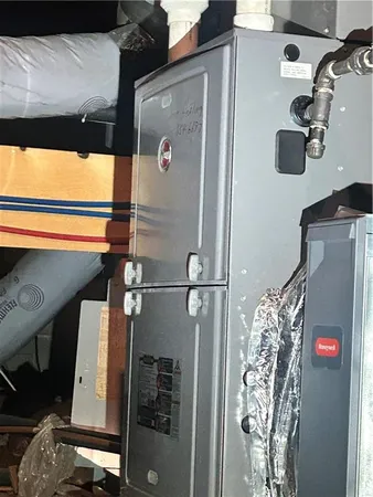 a view of water heater room