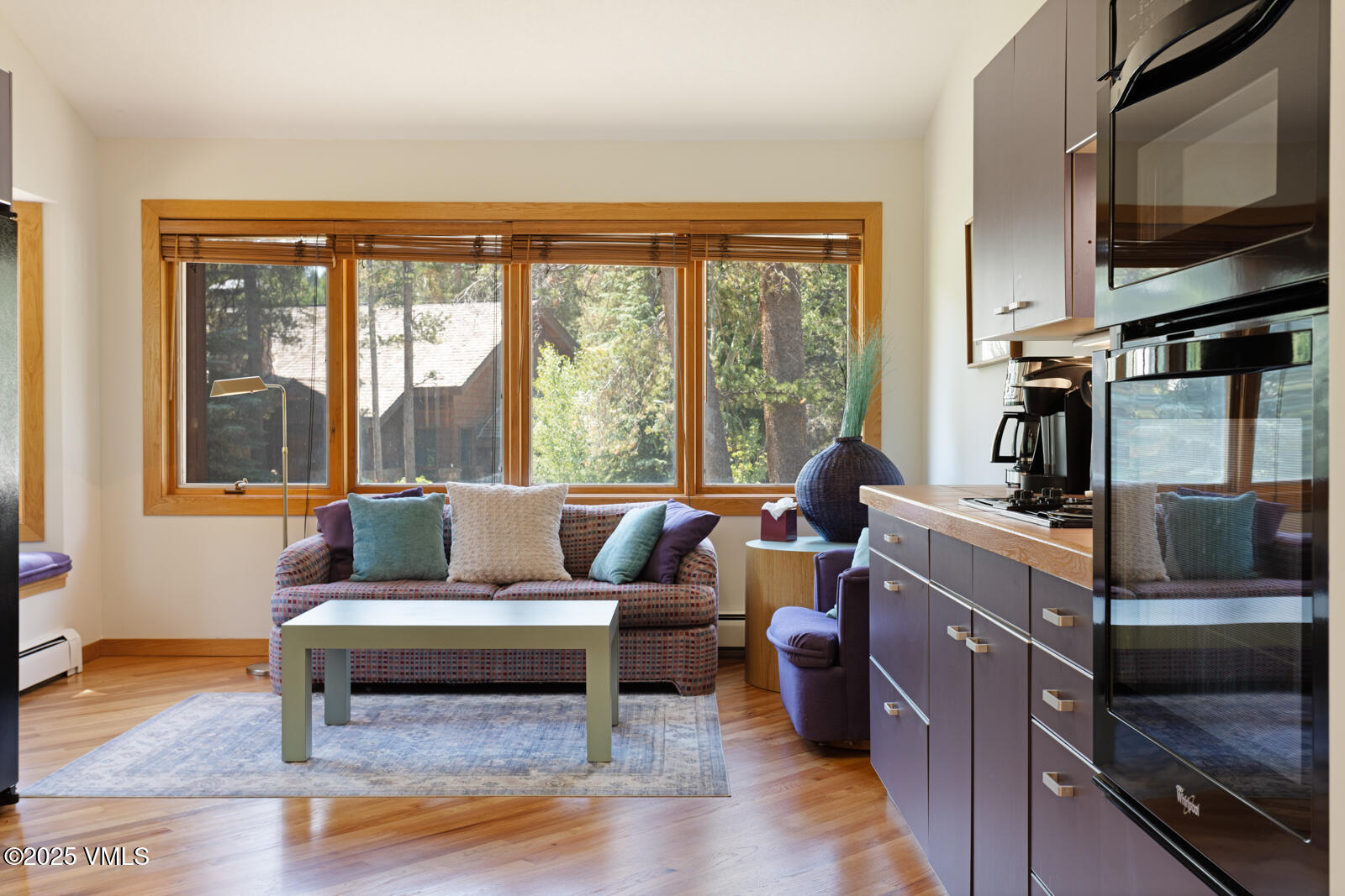 5159 Gore Circle Vail, CO 81657 - Photo 36 of 62 a living room with furniture and a floor to ceiling window