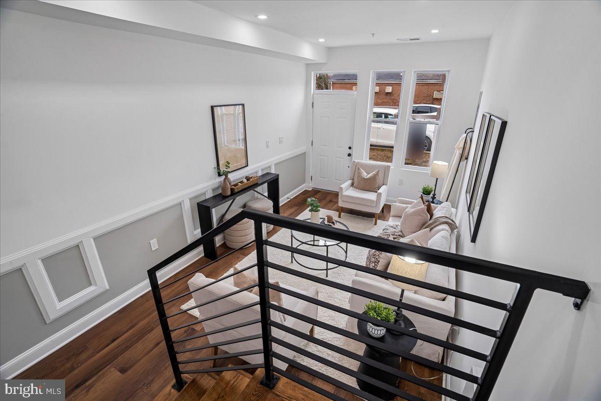 1538 Levis Street Northeast Washington, DC 20002 - Photo 10 of 41 Living room view from landing