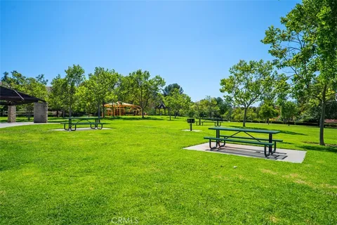 a view of a yard with an outdoor space