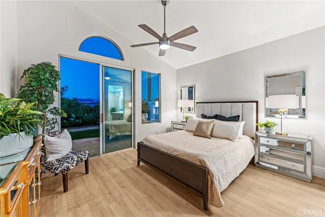 a view of a backyard with a garden