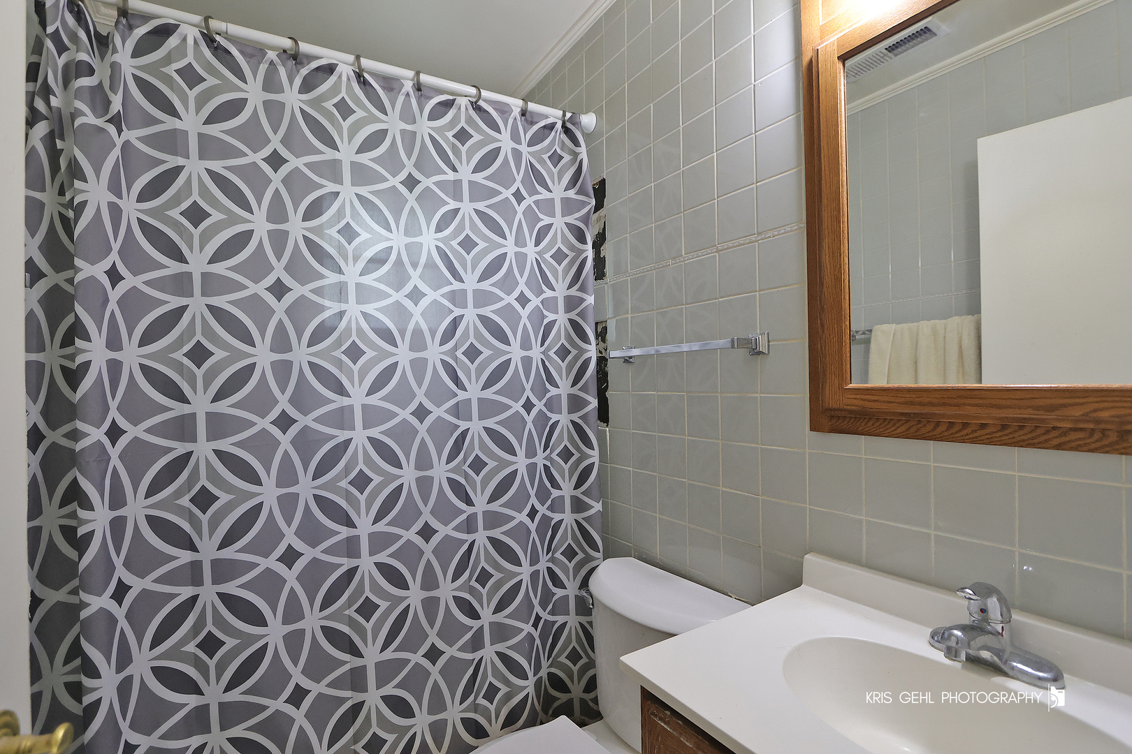 143 Eagle Point Road Fox Lake, IL 60020 - Photo 14 of 19 a bathroom with a sink and a mirror