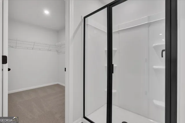 a view of closet area