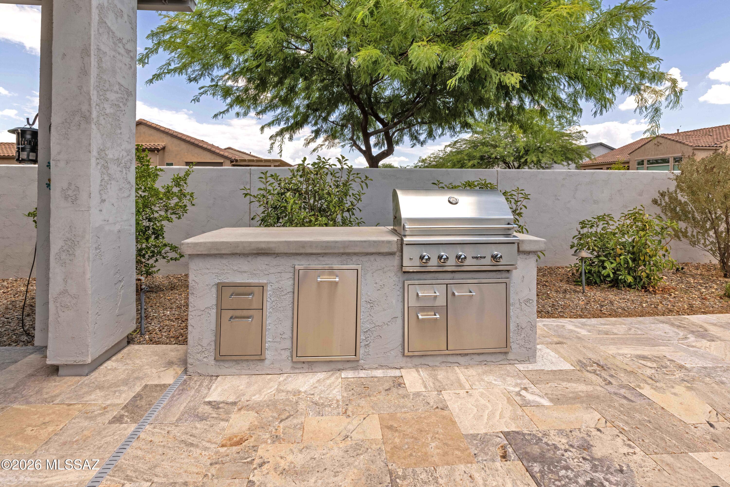 61827 East Quartzite Road Oracle, AZ 85623 - Photo 31 of 50 Built-In BBQ Island