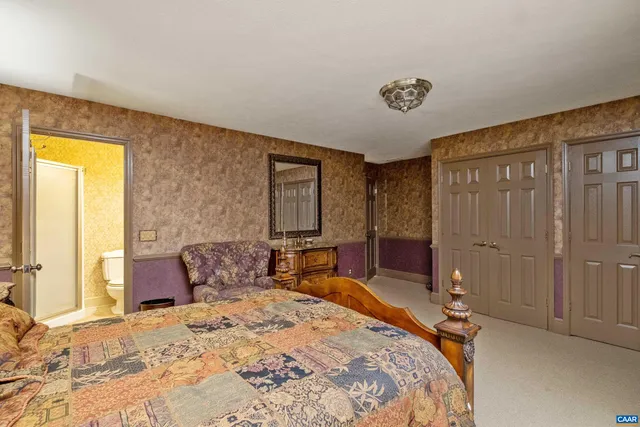 a room with furniture and a flat screen tv