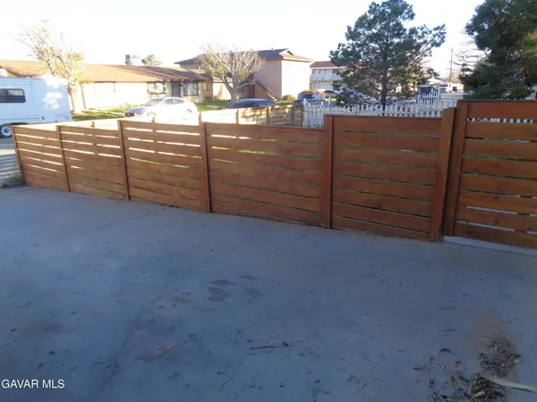 a view of a car garage