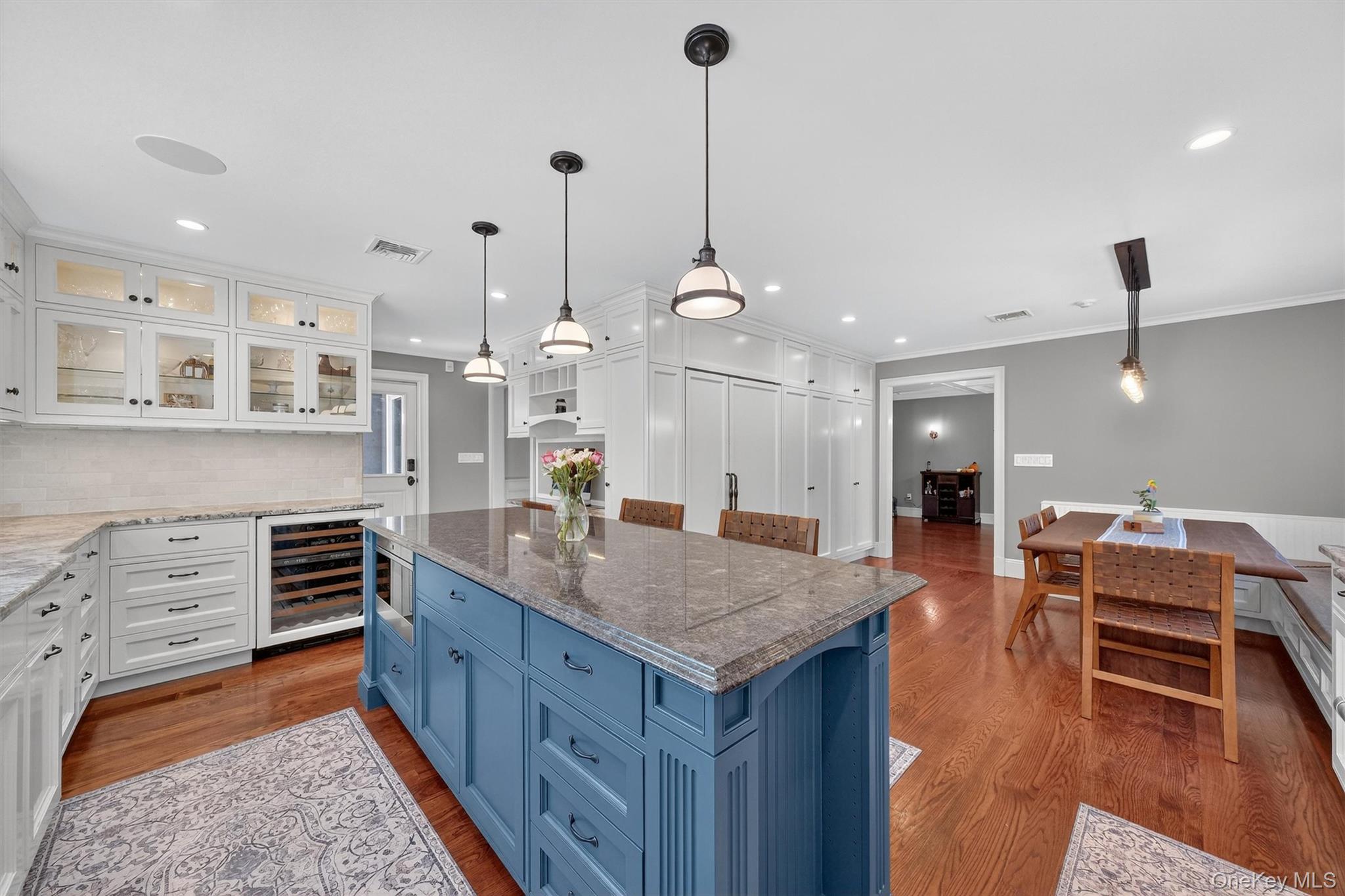 5 Stonehaven Road West Nyack, NY 10994 - Photo 14 of 50 a kitchen with stainless steel appliances kitchen island granite countertop a stove a sink and a wooden cabinets