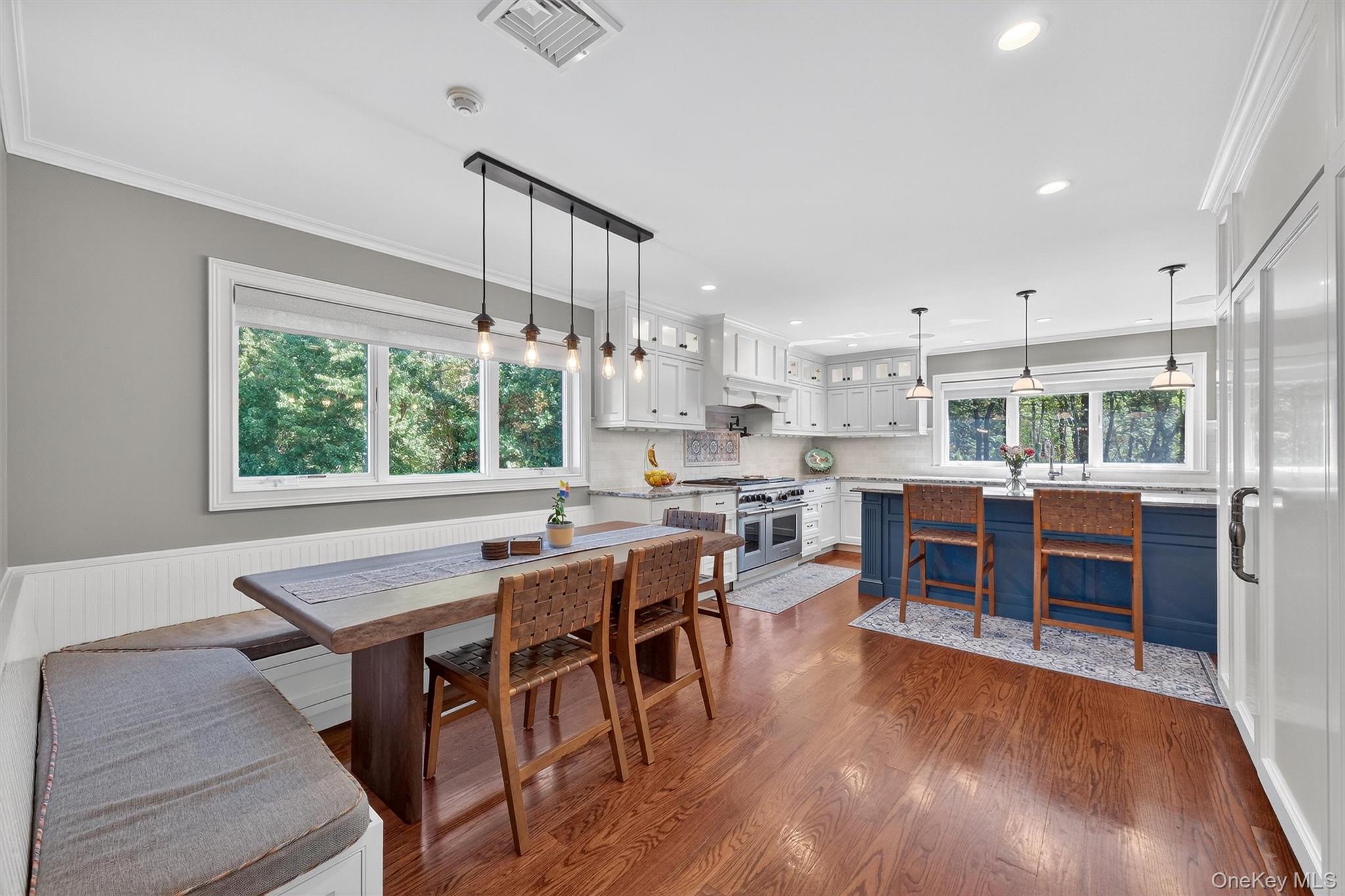 5 Stonehaven Road West Nyack, NY 10994 - Photo 15 of 50 a kitchen with lots of counter top space and dining table