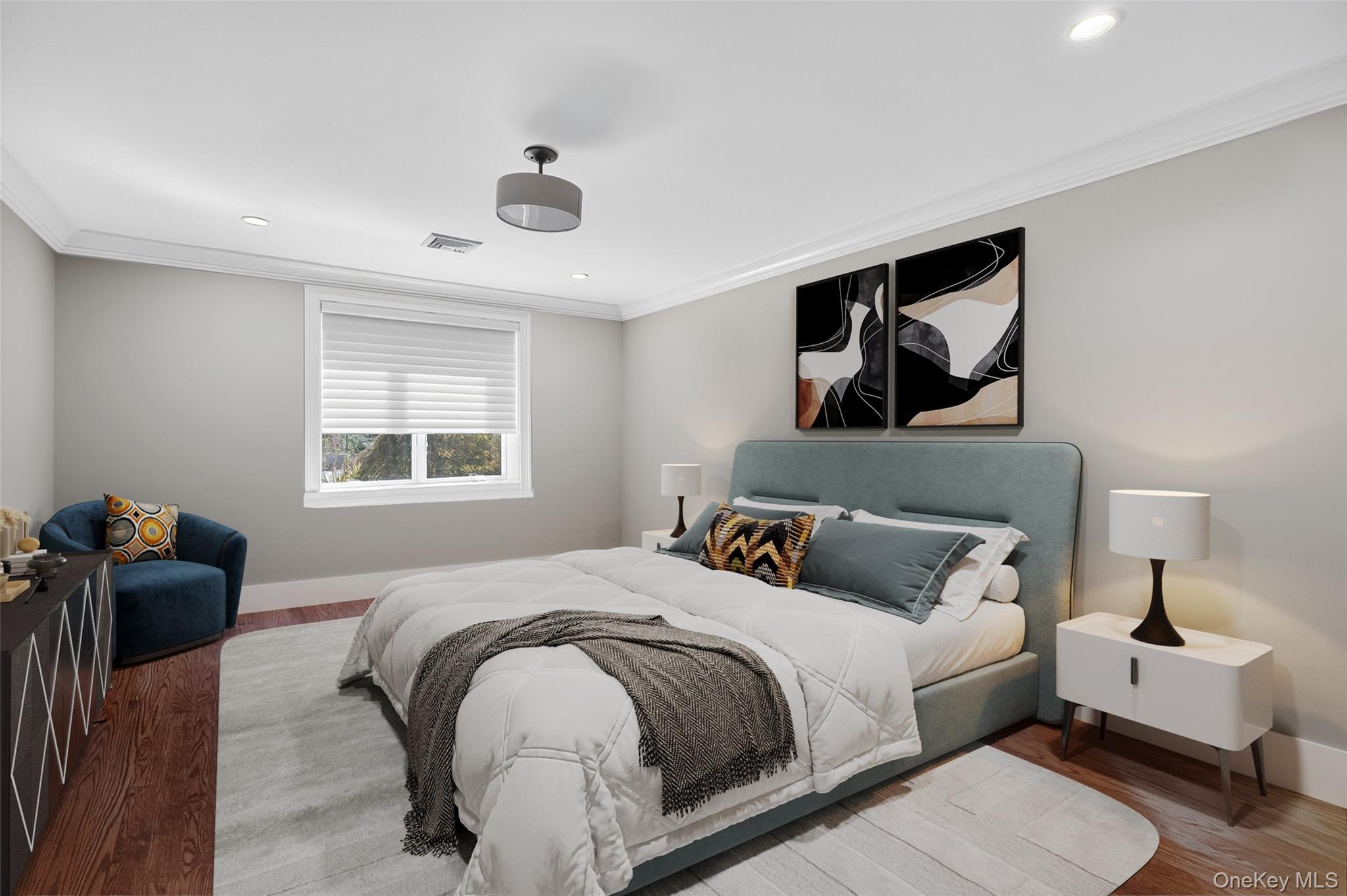 5 Stonehaven Road West Nyack, NY 10994 - Photo 26 of 50 a bedroom with a bed and a couch