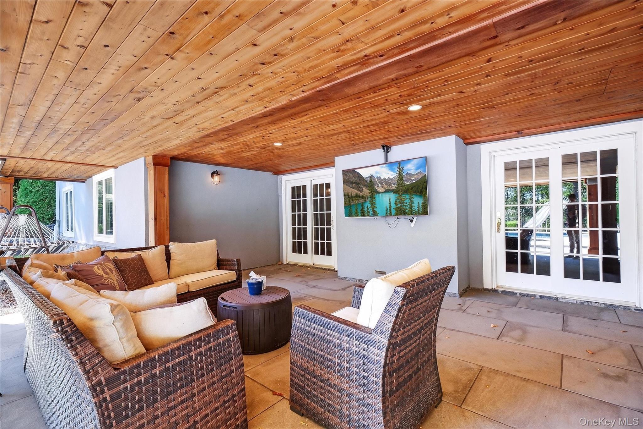 5 Stonehaven Road West Nyack, NY 10994 - Photo 36 of 50 a outdoor living space with furniture and large window