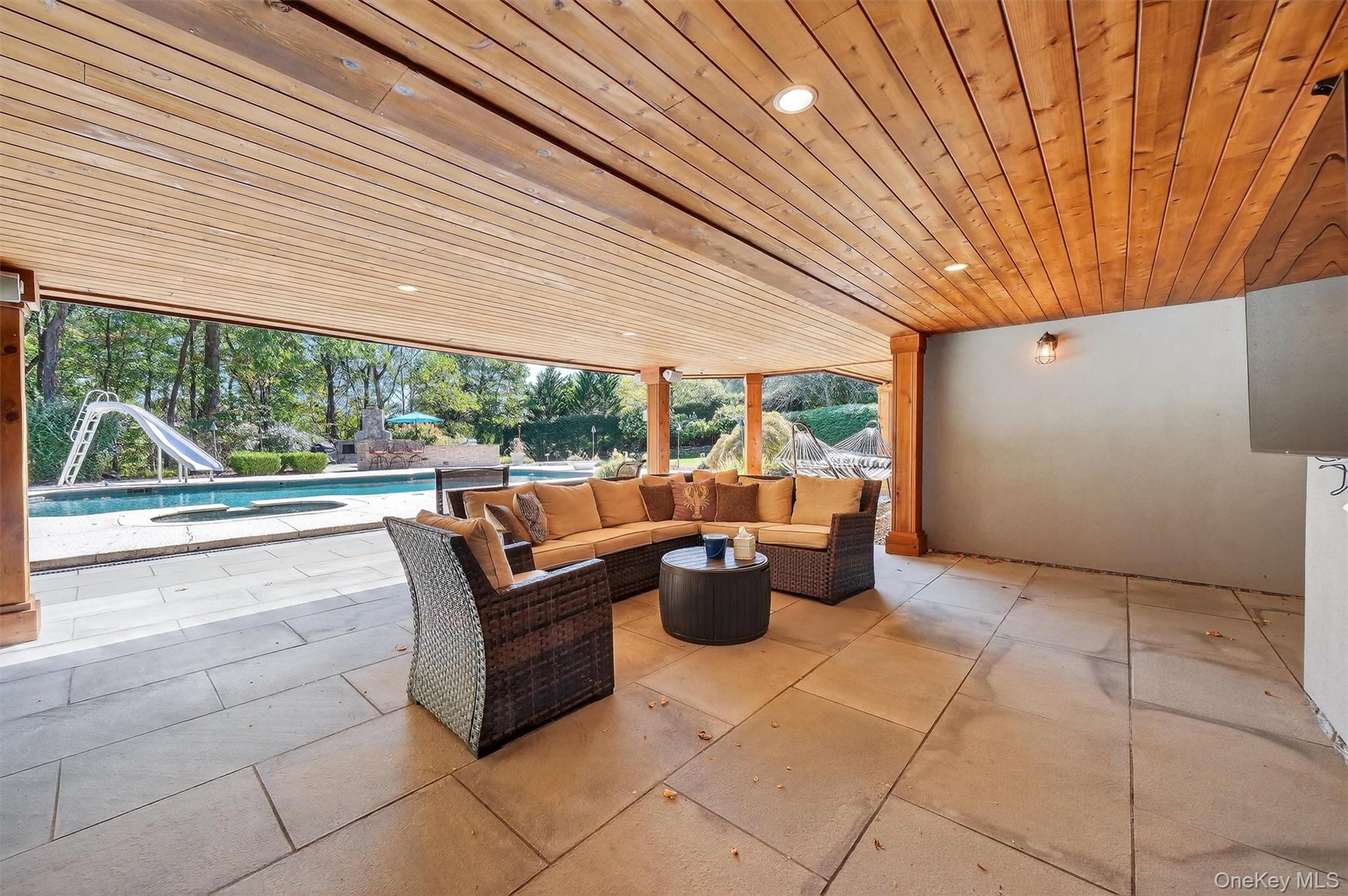 5 Stonehaven Road West Nyack, NY 10994 - Photo 37 of 50 a outdoor living space with furniture and garden view