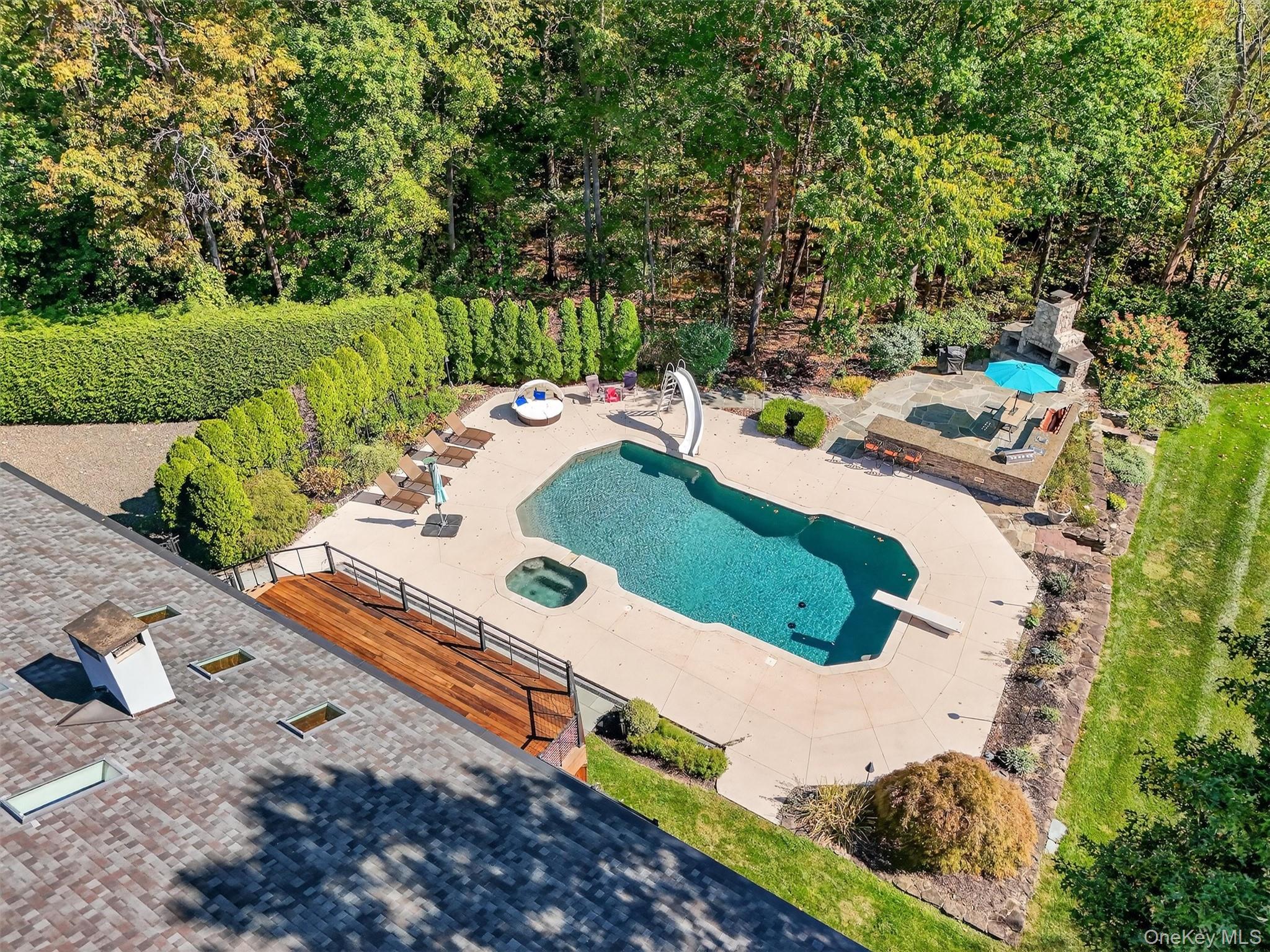 5 Stonehaven Road West Nyack, NY 10994 - Photo 39 of 50 a view of a yard with an outdoor seating