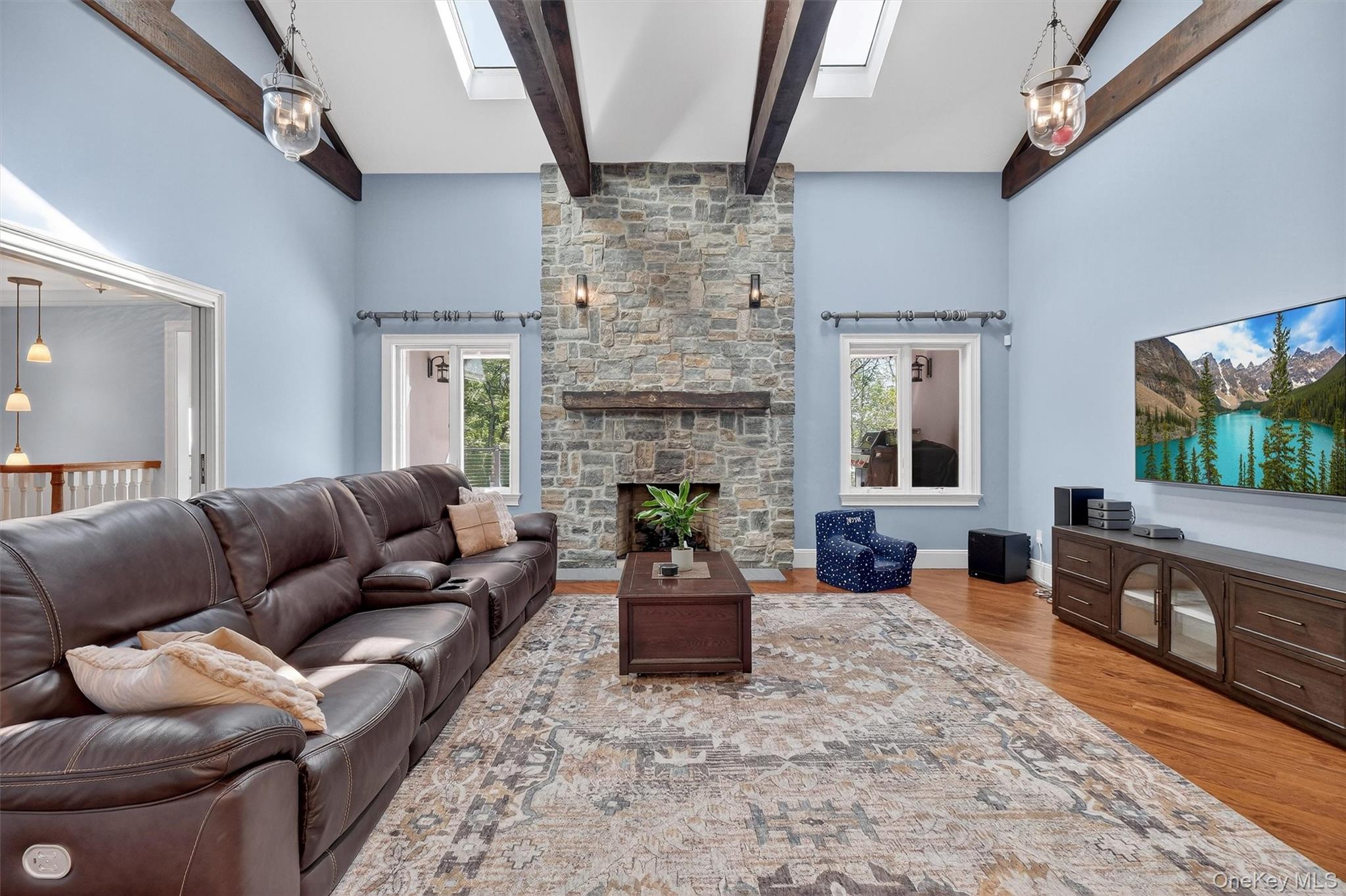5 Stonehaven Road West Nyack, NY 10994 - Photo 7 of 50 a living room with furniture and a fireplace
